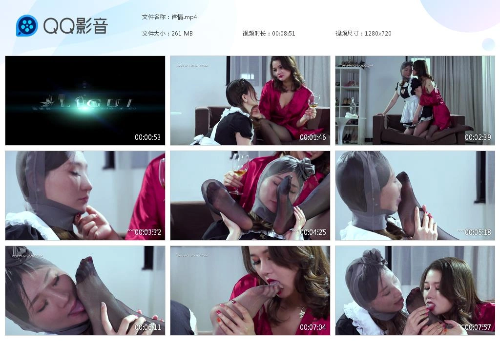 [Ligui丽柜] 高清视频 2019.12.07 《双生花之颜丝香吻》玄子&文芮 2